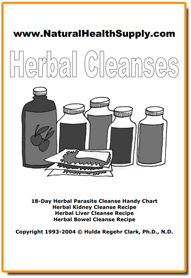 Hulda Clark Herbal Cleanses Recipe Booklet