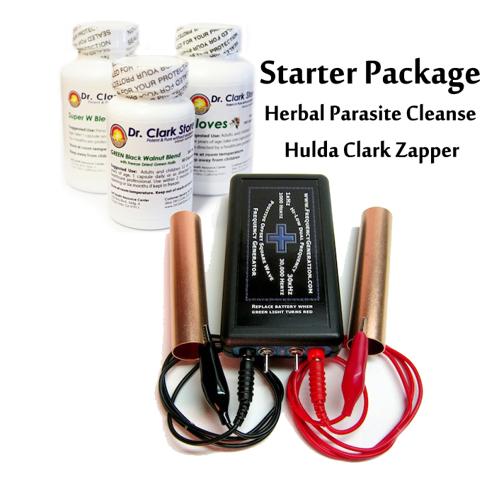 Hulda Clark Starter Package Herbal Parasite Cleanse and Zapper