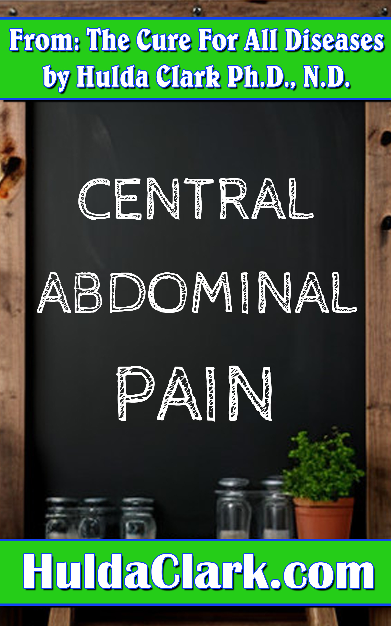 Central Abdominal Pain Ebook excerpt from The Cure for All Diseases by Hulda Clark